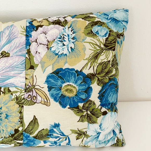 Vintage Floral Throw Pillow - Picture 2 of 5